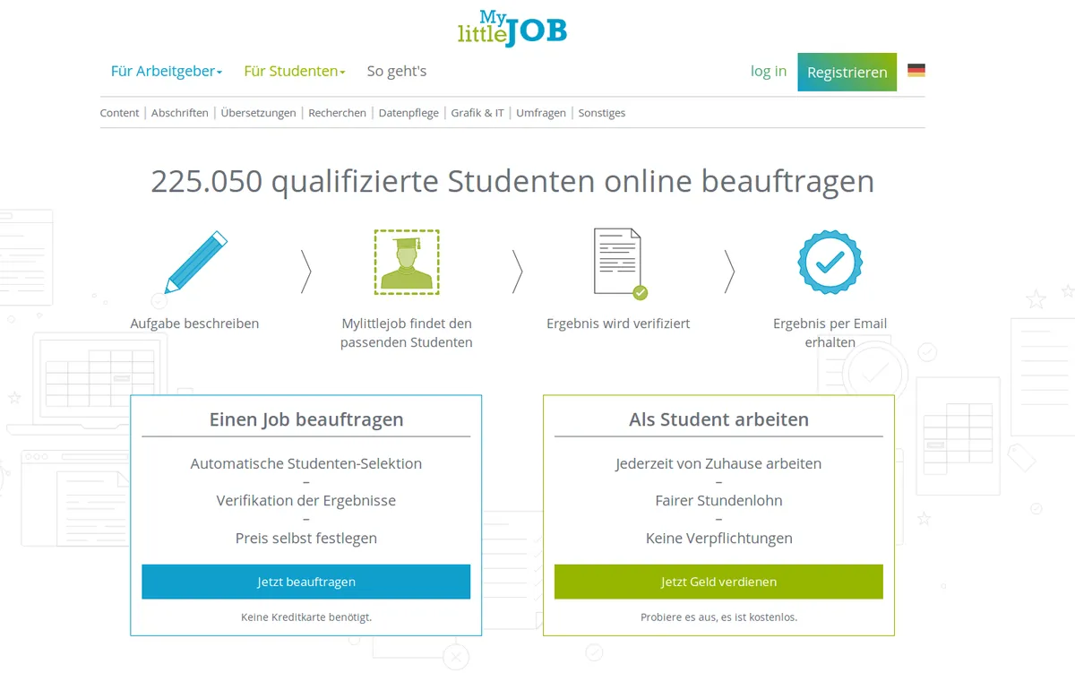 MyLittleJob/WorkGenius screenshot