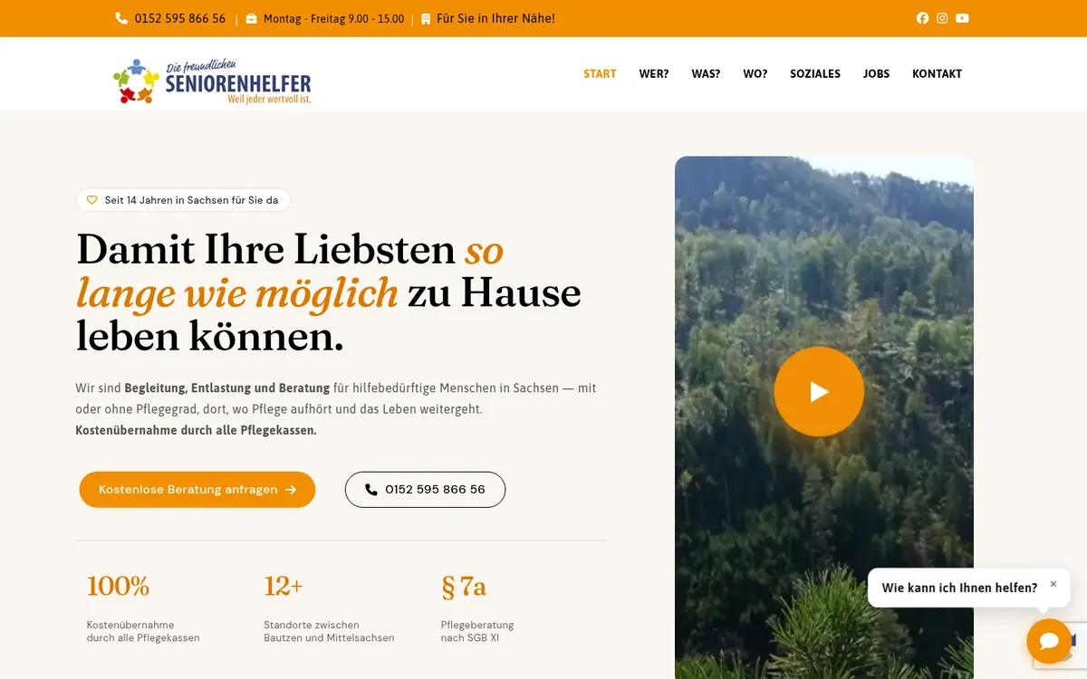 Seniorenhelfer Sachsen screenshot