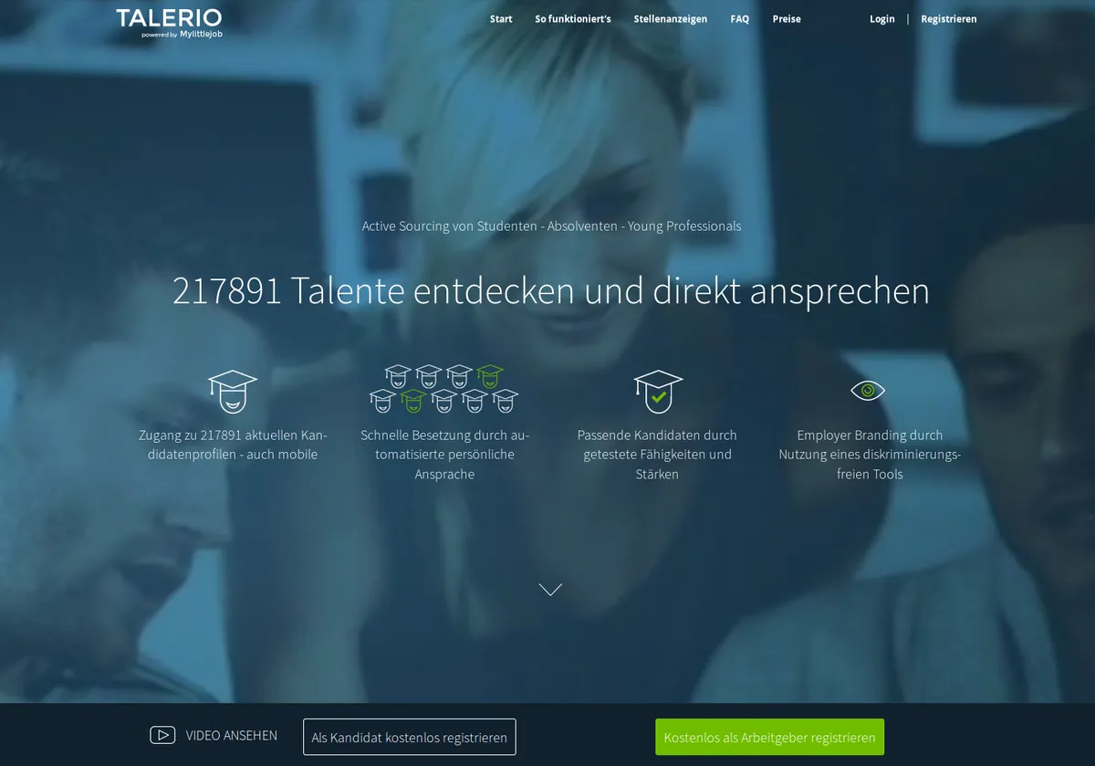 Talerio screenshot