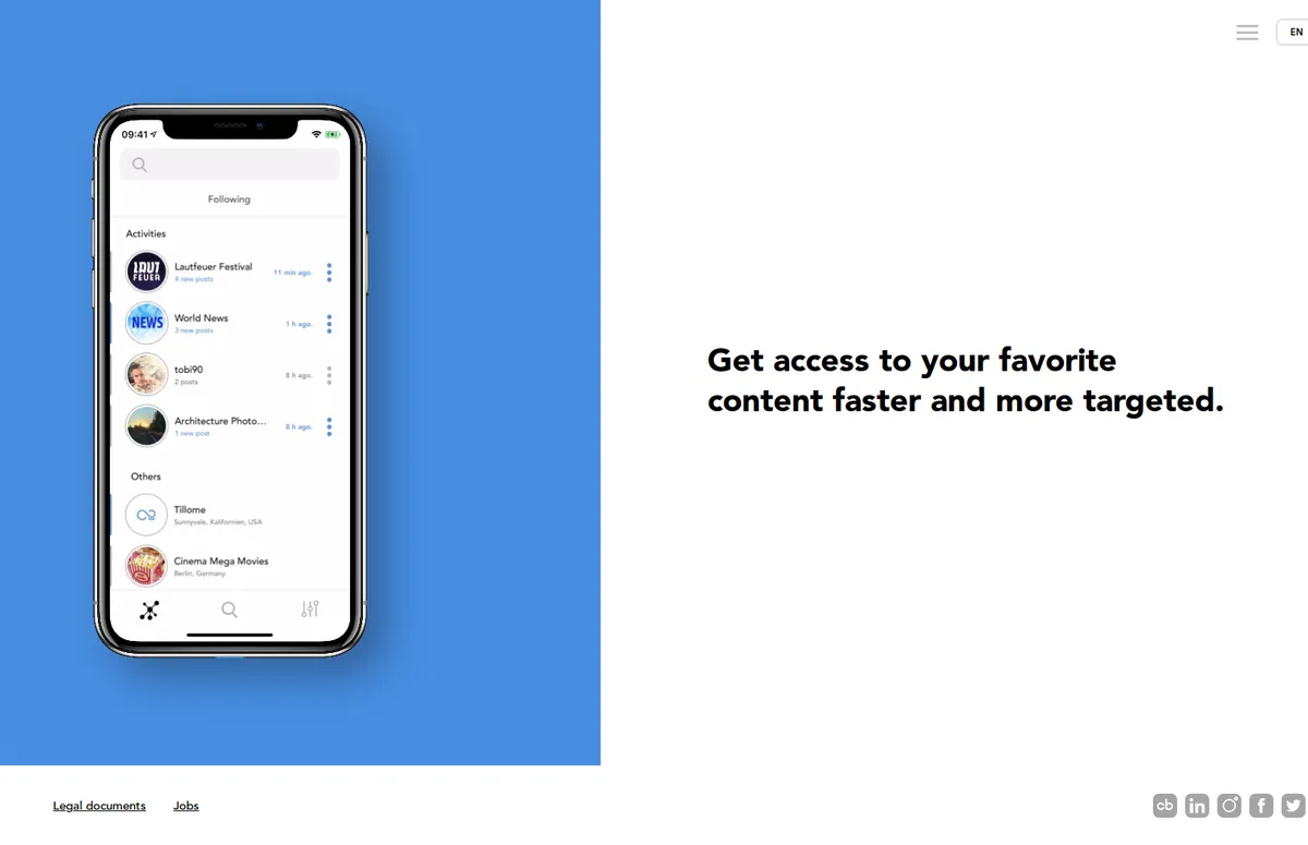 Tillome screenshot